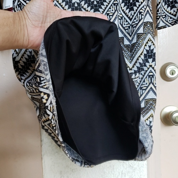 NEW $58 BCX GIRLS 12 shift chevron print dress - Picture 7 of 8